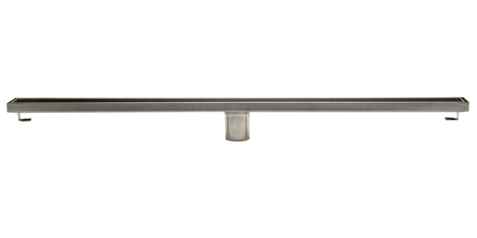 ALFI ABLD36A 36" Modern Stainless Steel Linear Shower Drain  w/o Cover