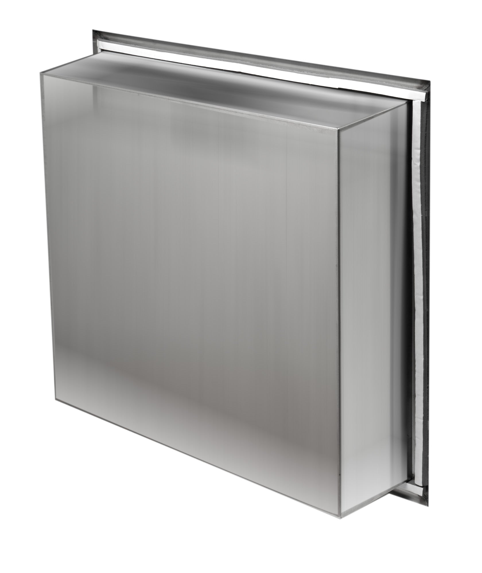 ALFI ABN1616-PSS 16 x 16 Polished Stainless Steel Square Single Shelf Bath Shower Niche