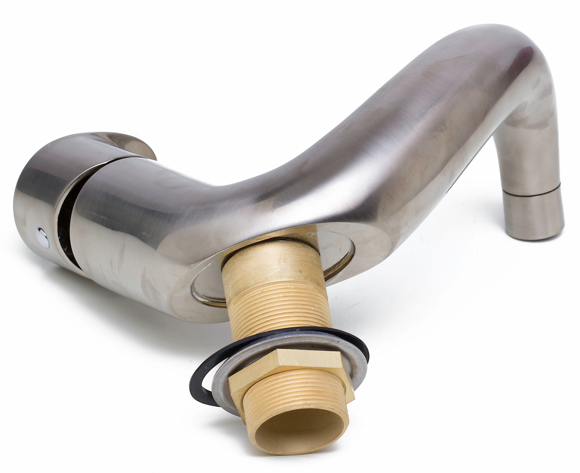 ALFI AB1572-BN Wave Brushed Nickel Single Lever Bathroom Faucet