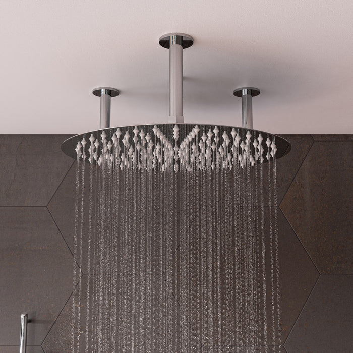 ALFI RAIN20R-PSS 20" Round Polished Solid Stainless Steel Ultra Thin Rain Shower Head
