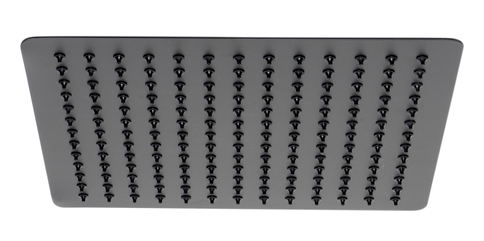 ALFI RAIN12S-BM Matte Black Stainless Steel 12" Square Ultra-Thin Rain Shower Head