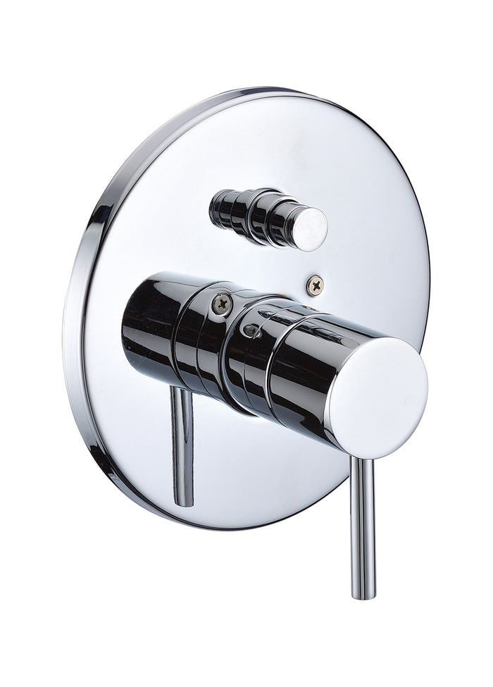 ALFI AB1701-PC Polished Chrome Pressure Balanced Round Shower Mixer with Diverter