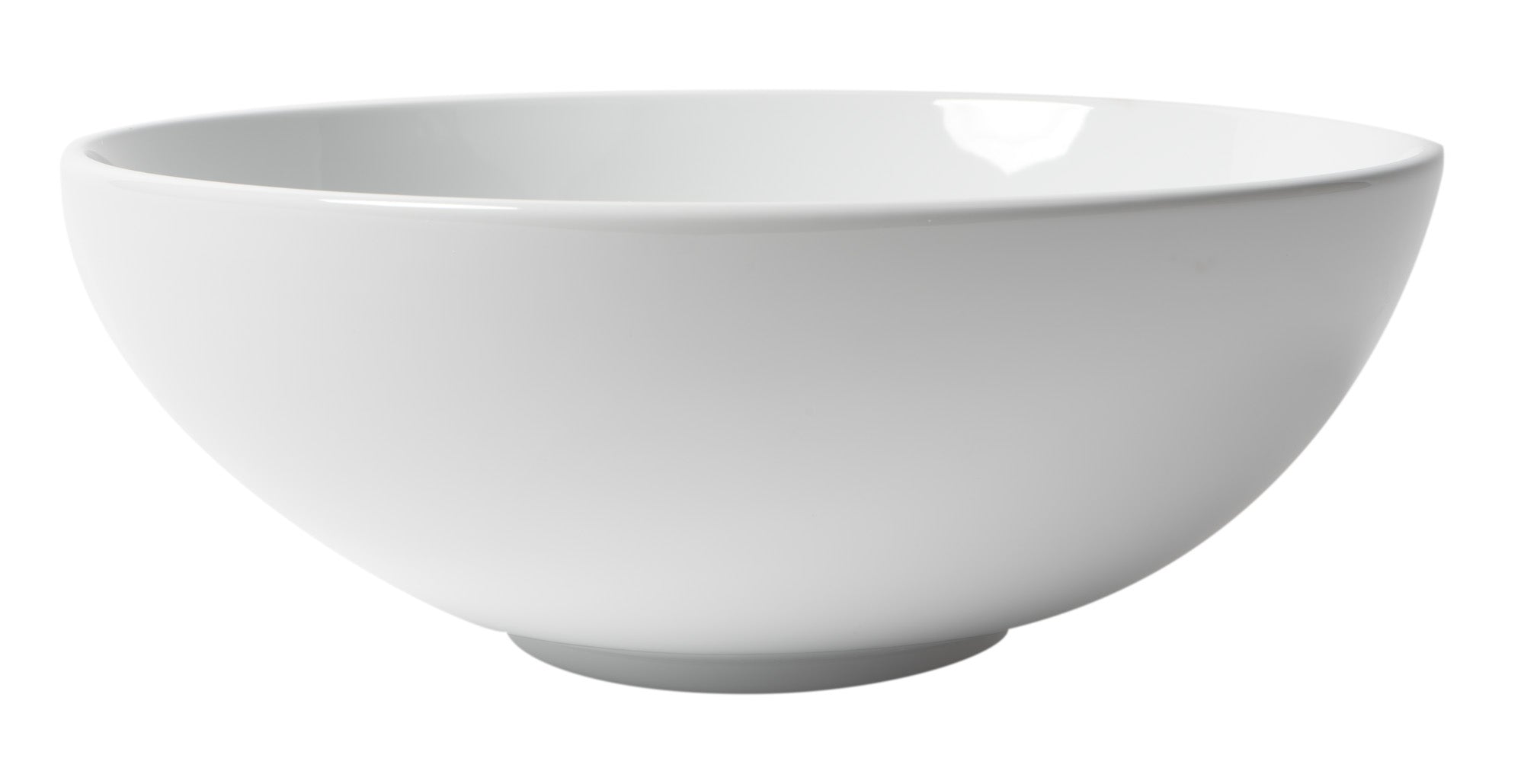 ALFI ABC905 White 15" Round Vessel Bowl Above Mount Ceramic Sink
