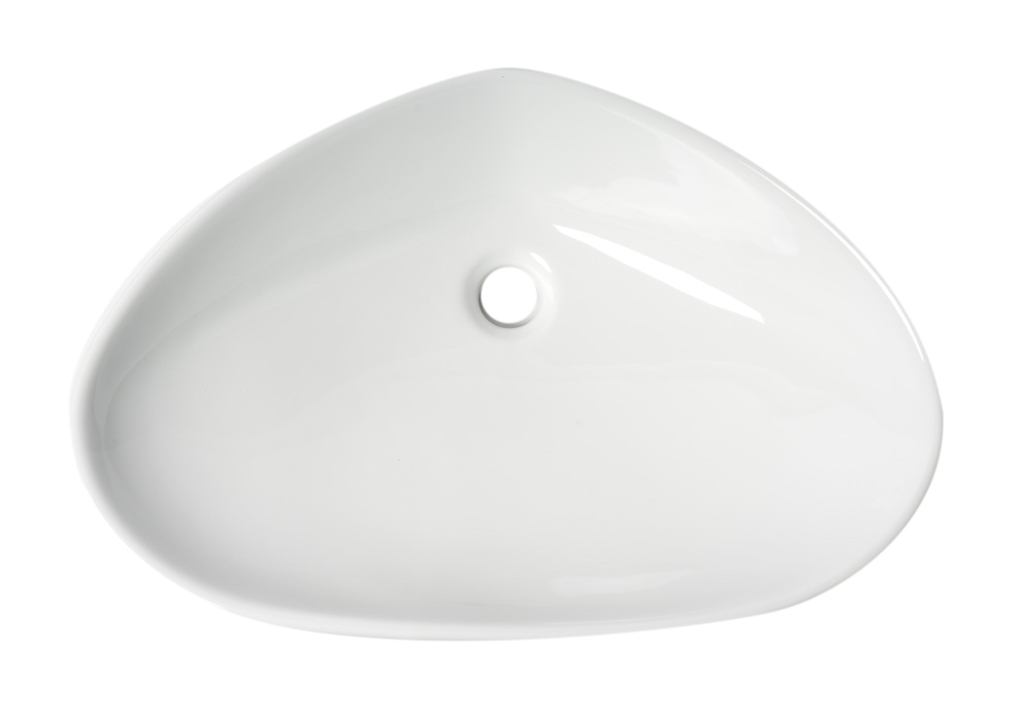 ALFI ABC914 White 23" Fancy Above Mount Ceramic Sink
