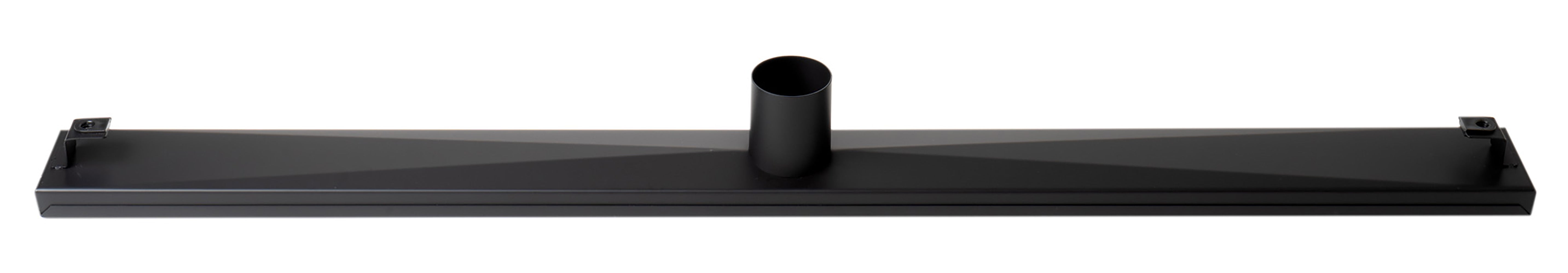 ALFI ABLD36B-BM 36" Black Matte Stainless Steel Linear Shower Drain with Solid Cover