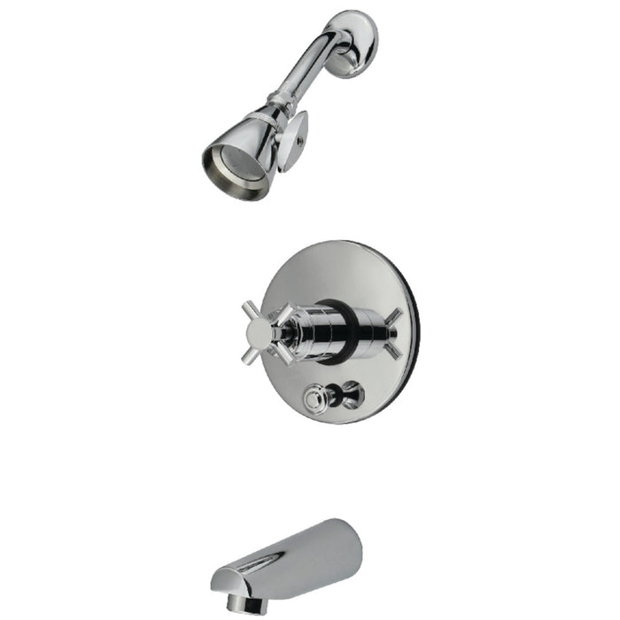 Kingston Brass KB86910DX Concord Single-Handle Pressure Balanced Tub and Shower Faucet, Polished Chrome