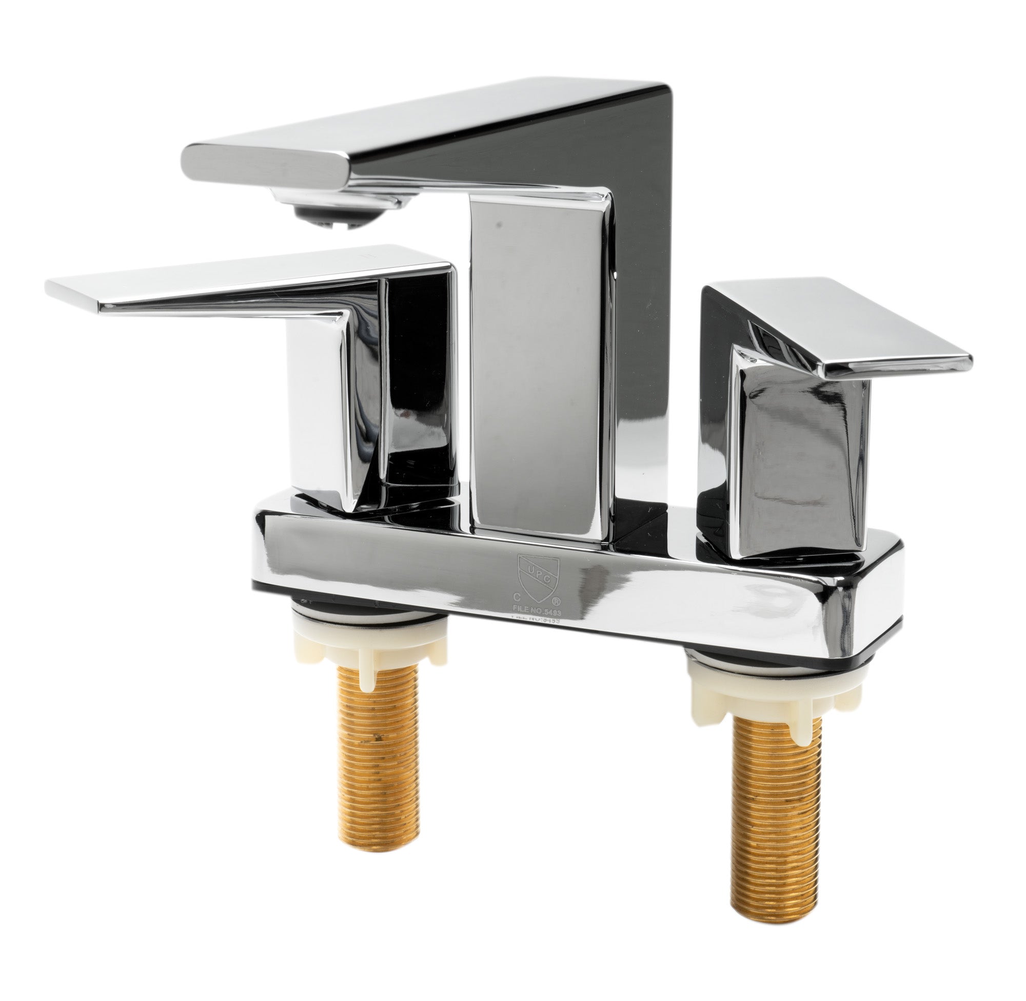 ALFI AB1020-PC Polished Chrome Two-Handle 4'' Centerset Bathroom Faucet