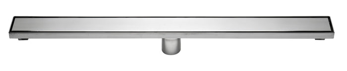 ALFI ABLD32B-PSS 32" Modern Polished Stainless Steel Linear Shower Drain with Solid Cover