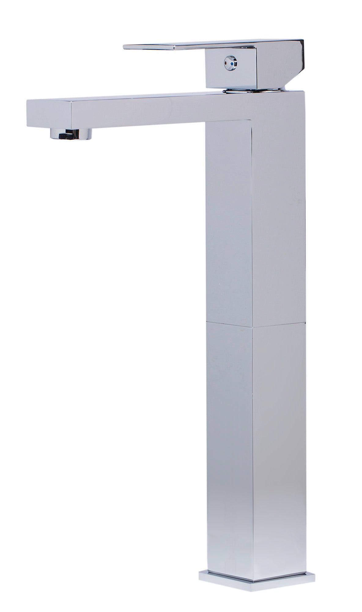 ALFI AB1129-PC Polished Chrome Tall Square Single Lever Bathroom Faucet