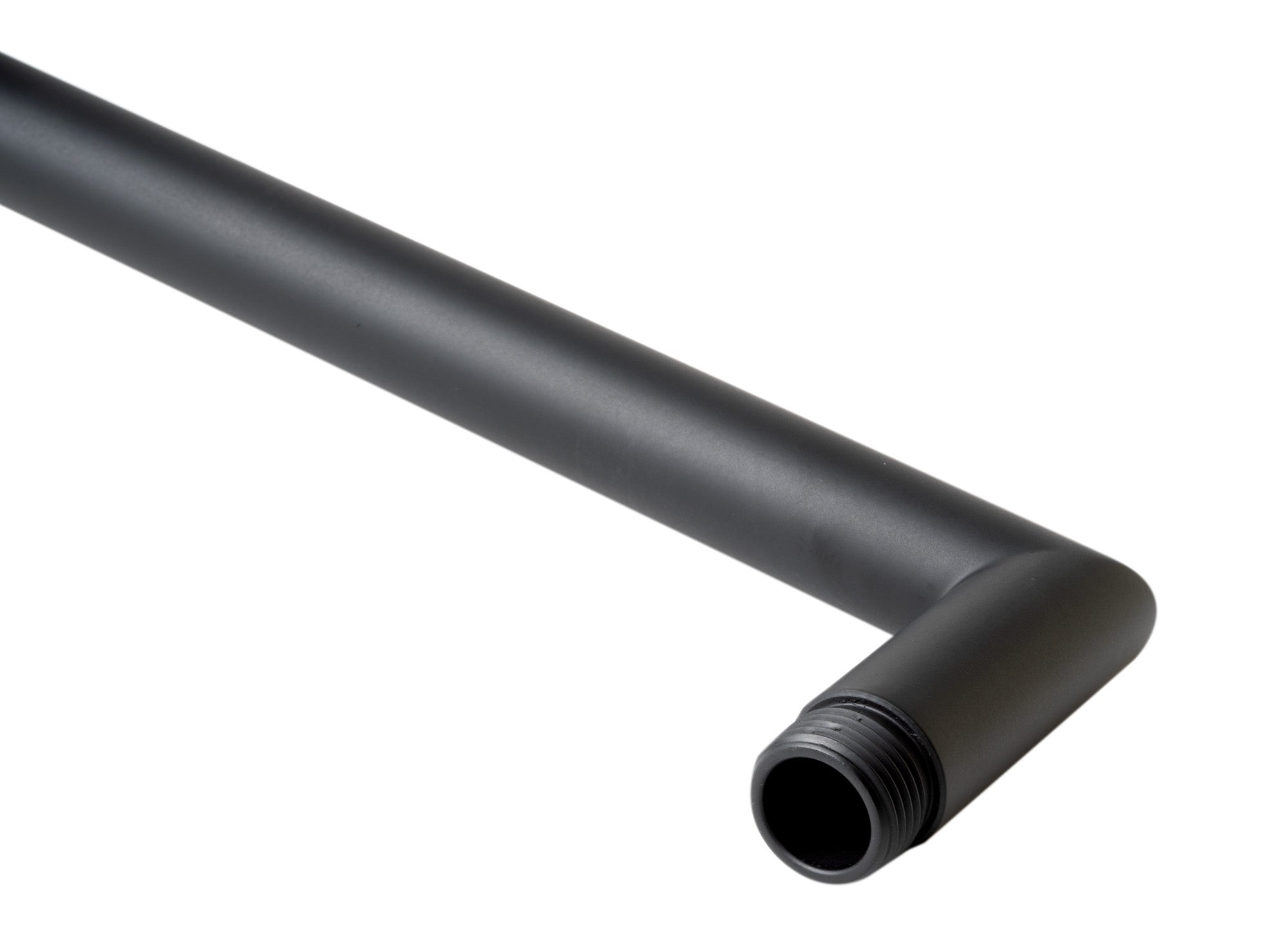 ALFI ABSA16R-BM Black Matte 16" Round Wall Shower Arm