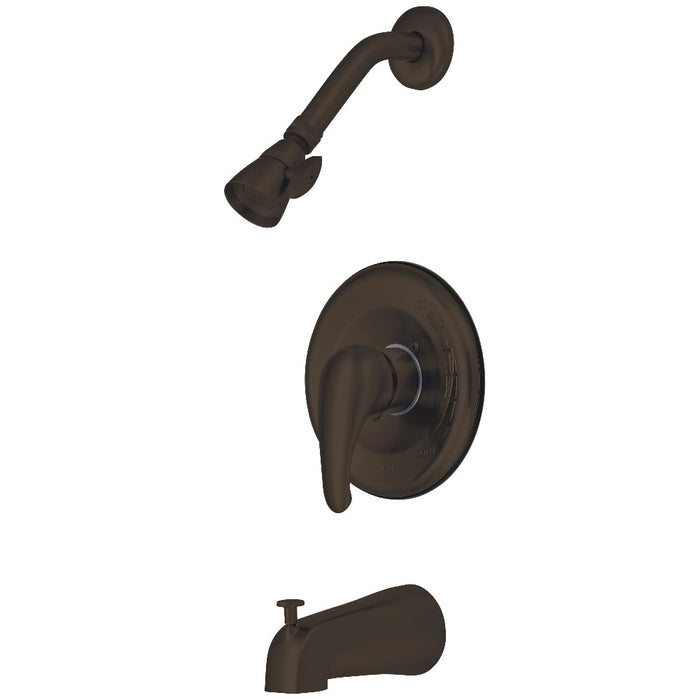 Kingston Brass KB655 Chatham Single-Handle Pressure Balanced Tub and Shower Faucet, Oil Rubbed Bronze