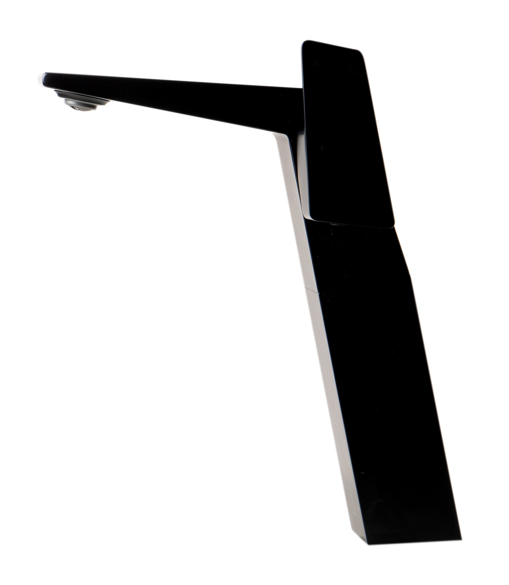 ALFI AB1475-BM Black Matte Single Hole Tall Bathroom Faucet