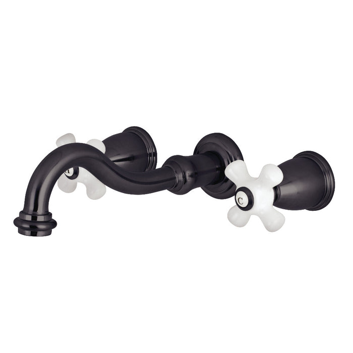 Kingston Brass KS3025PX Restoration Two-Handle Wall Mount Roman Tub Faucet, Oil Rubbed Bronze