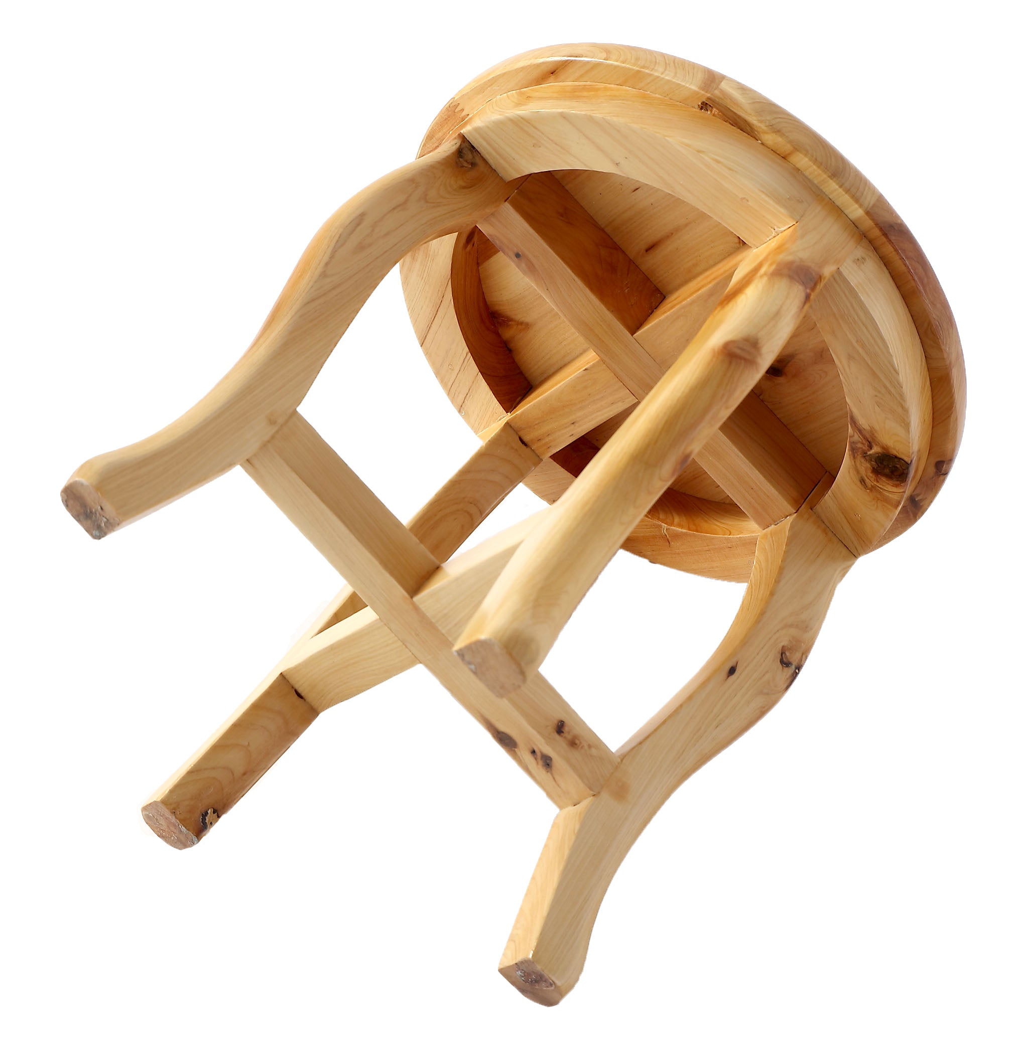 ALFI AB4406 11" Cedar Wood Round  Stool Multi-Purpose Accessory