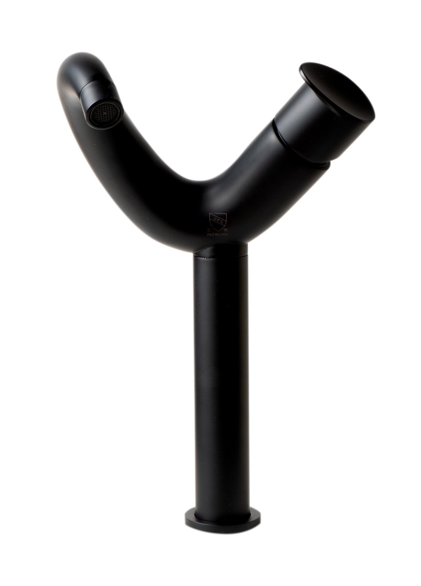 ALFI AB1570-BM Black Matte Tall Wave Single Lever Bathroom Faucet