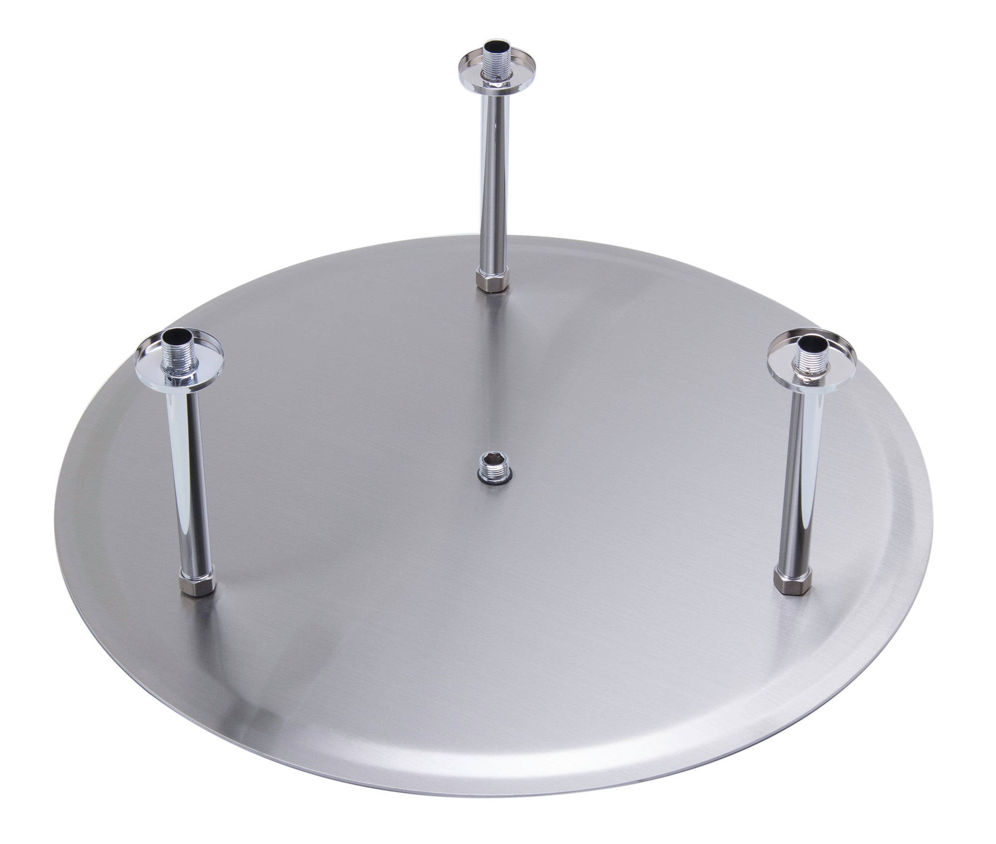 ALFI RAIN24R-BSS 24" Round Brushed Solid Stainless Steel Ultra Thin Rain Shower Head