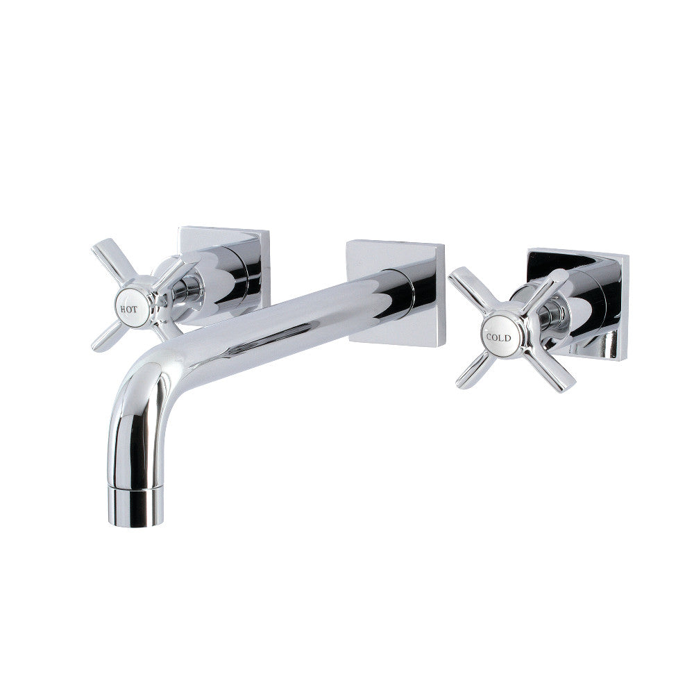 Kingston Brass KS6021ZX Millennium Two-Handle Wall Mount Roman Tub Faucet, Polished Chrome