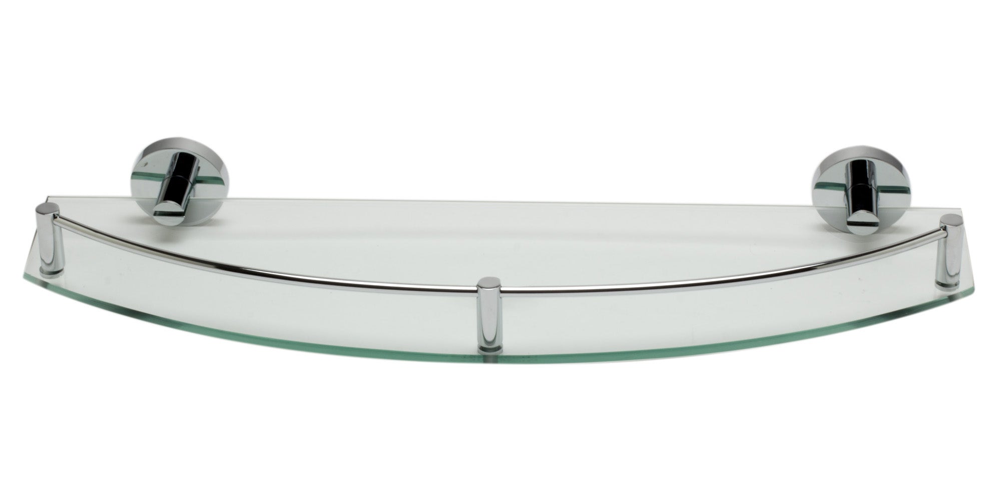 ALFI AB9547 Polished Chrome Wall Mounted Glass Shower Shelf Bathroom Accessory