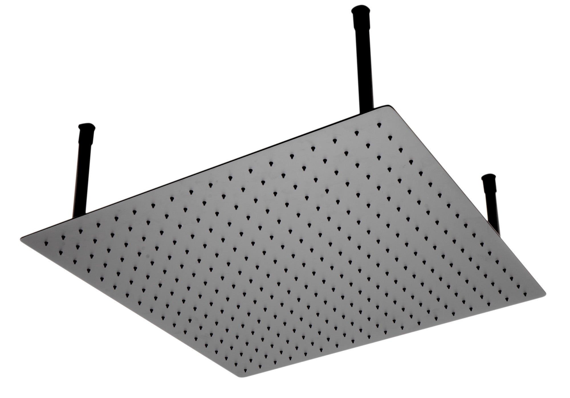 ALFI RAIN24S-BM Matte Black Stainless Steel 24" Square Ultra-Thin Rain Shower Head