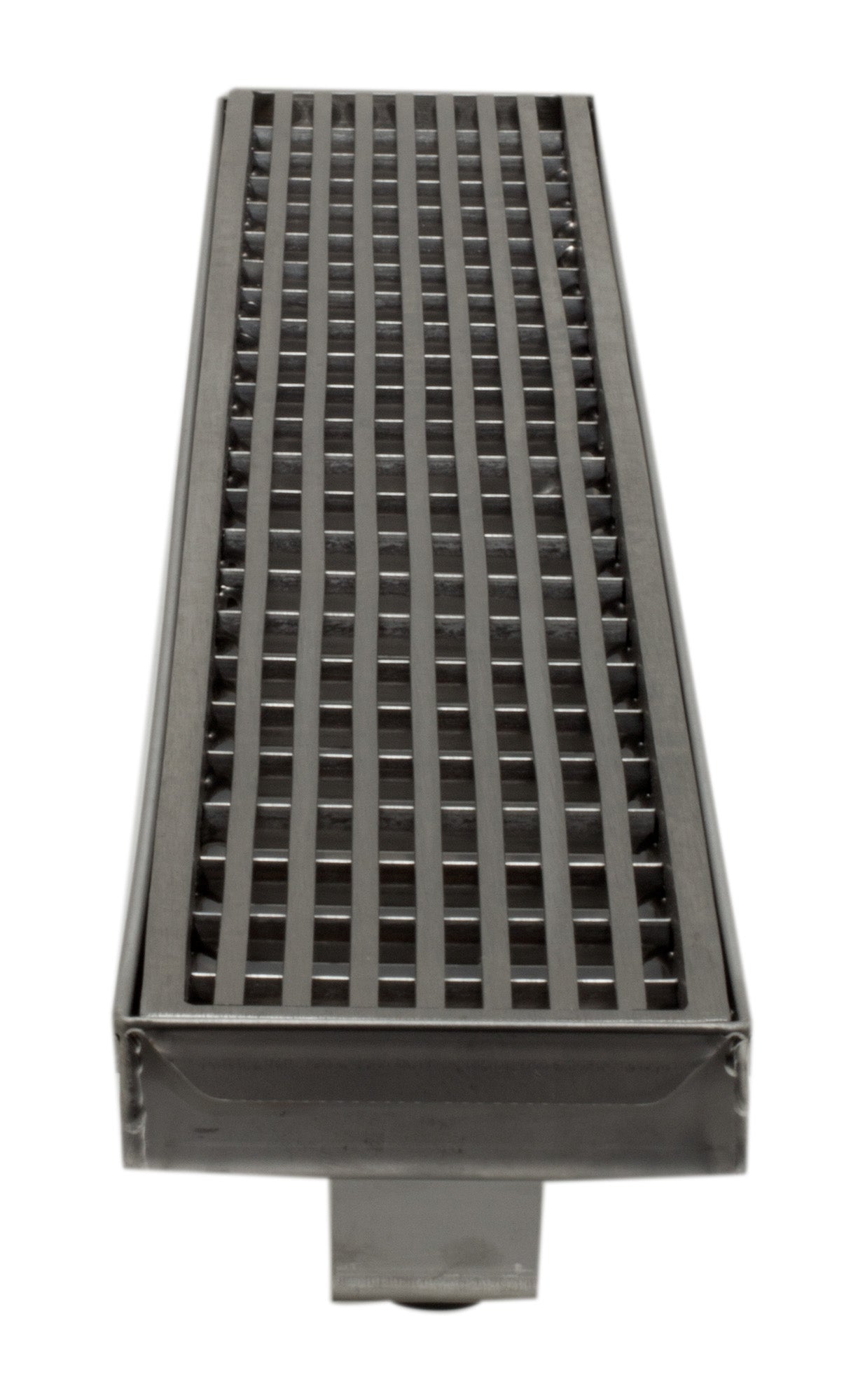 ALFI ABLD24D 24" Modern Stainless Steel Linear Shower Drain with Groove Lines