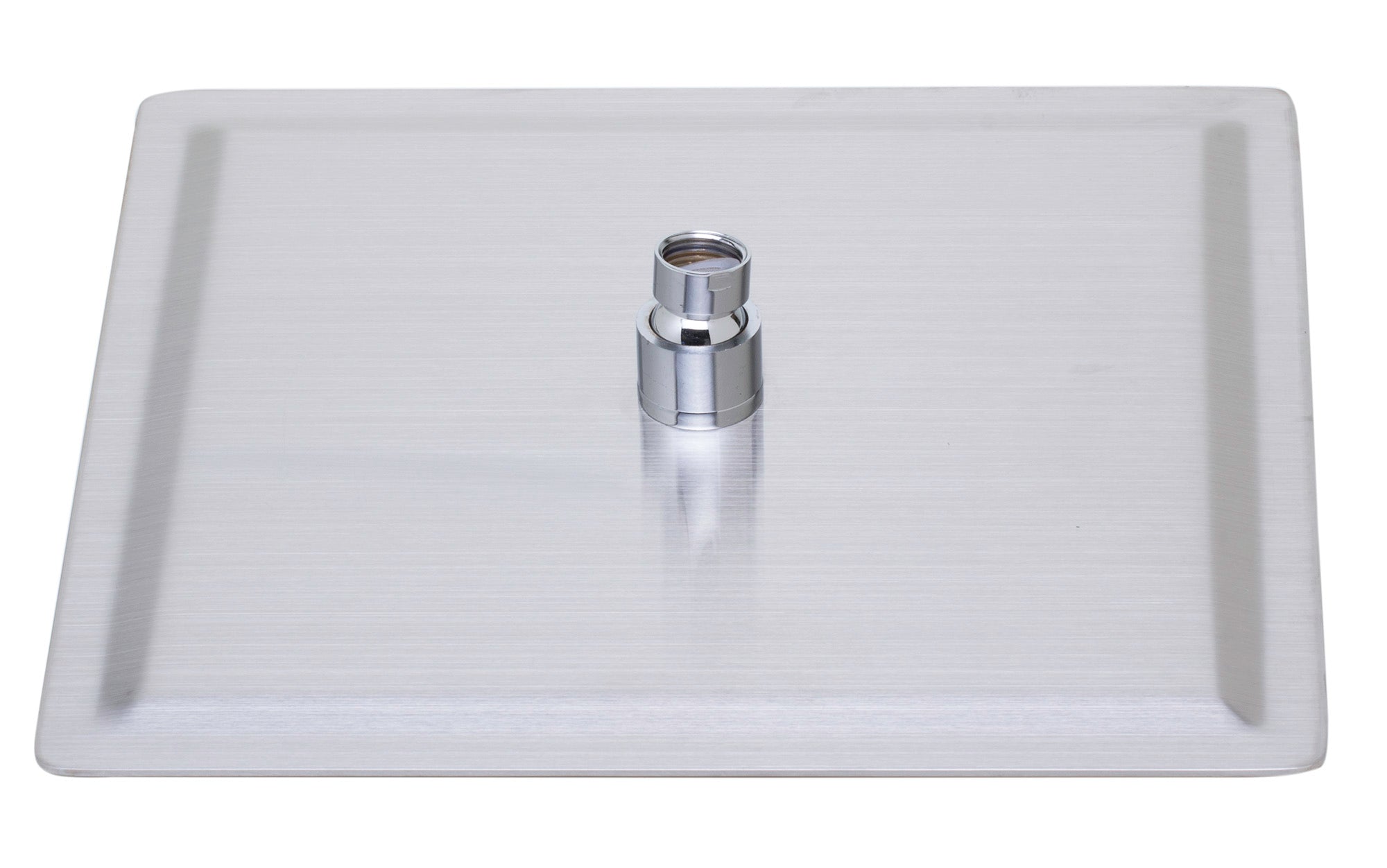 ALFI RAIN12S-BSS Solid Brushed Stainless Steel 12" Square Ultra Thin Rain Shower Head