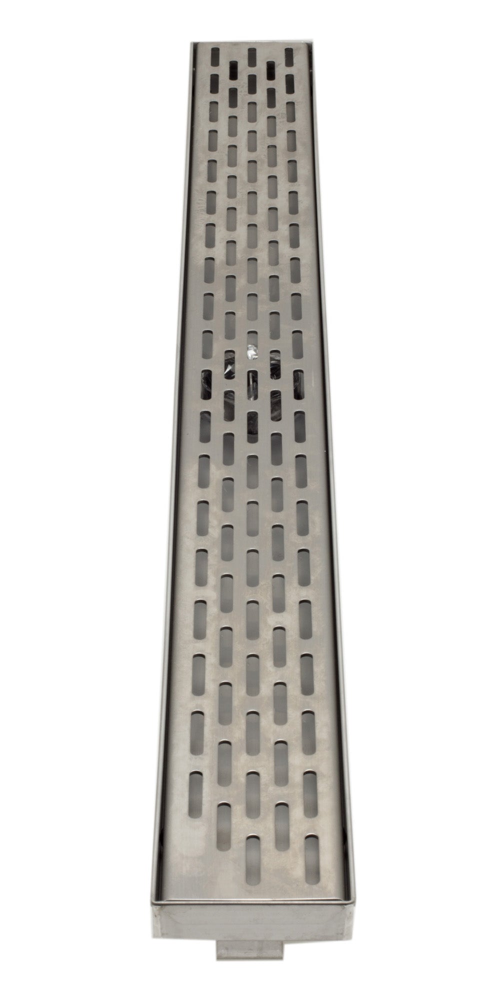 ALFI ABLD32C 32" Modern Stainless Steel Linear Shower Drain with Groove Holes