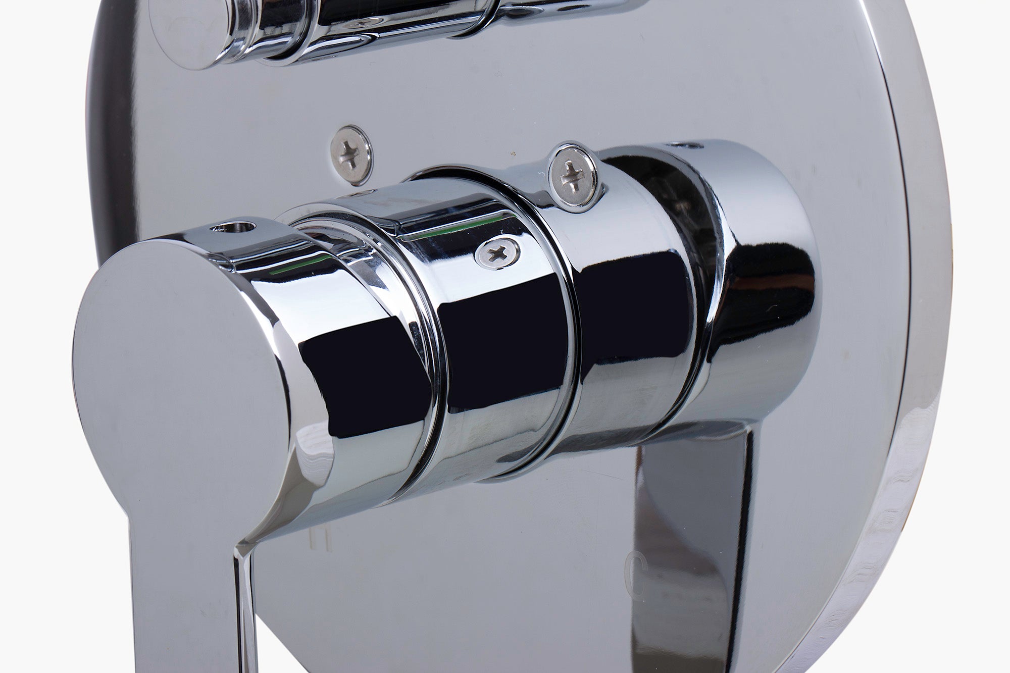 ALFI AB3101-PC Polished Chrome Shower Valve Mixer with Rounded Lever Handle and Diverter