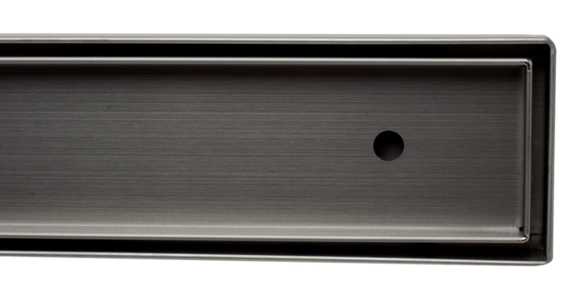 ALFI ABLD24A 24" Long Modern Stainless Steel Linear Shower Drain w/o Cover