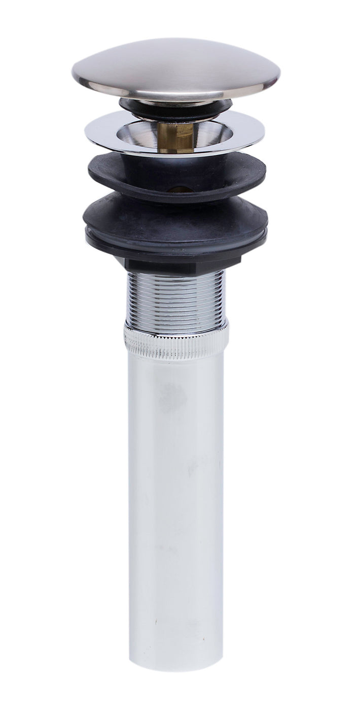 ALFI AB9056-BN Brushed Nickel Pop Up Drain for Bathroom Sink with Overflow