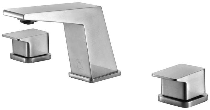 ALFI AB1471-BN Brushed Nickel Modern Widespread Bathroom Faucet