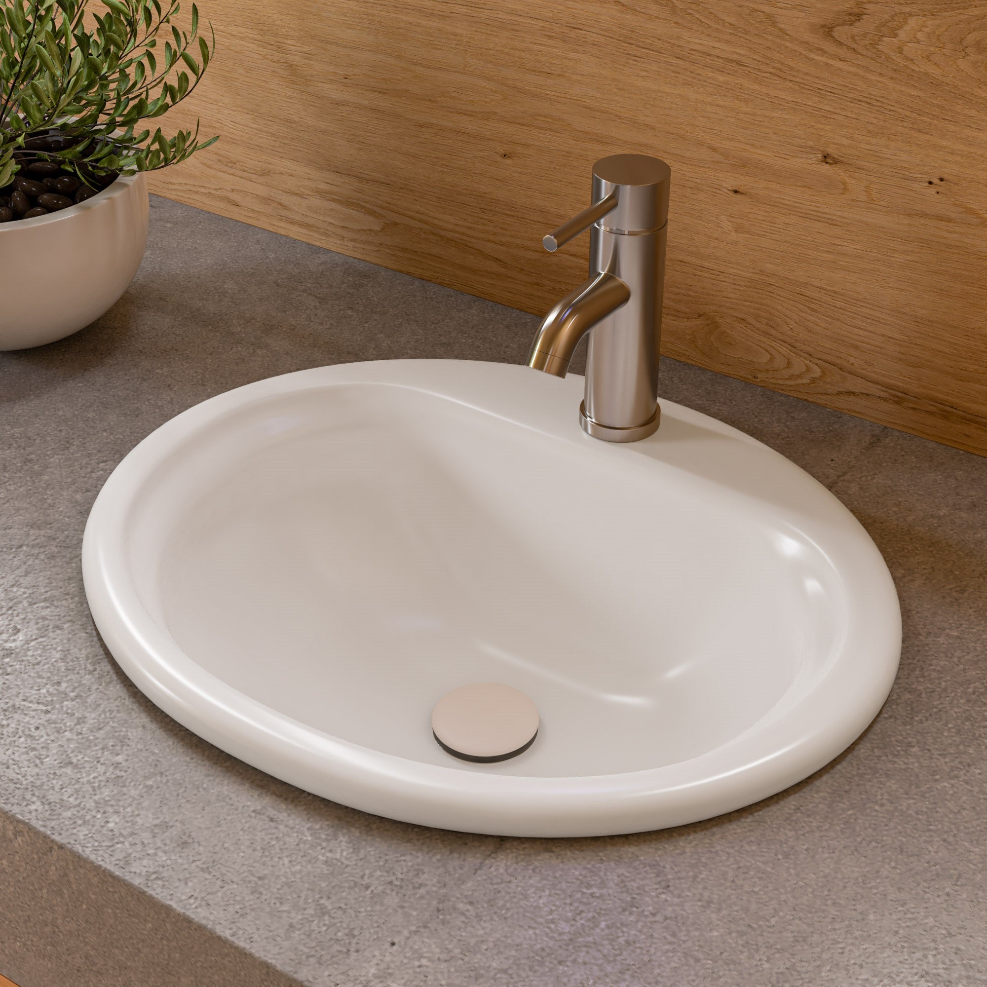 ALFI AB1433-BN Brushed Nickel Single Lever Bathroom Faucet