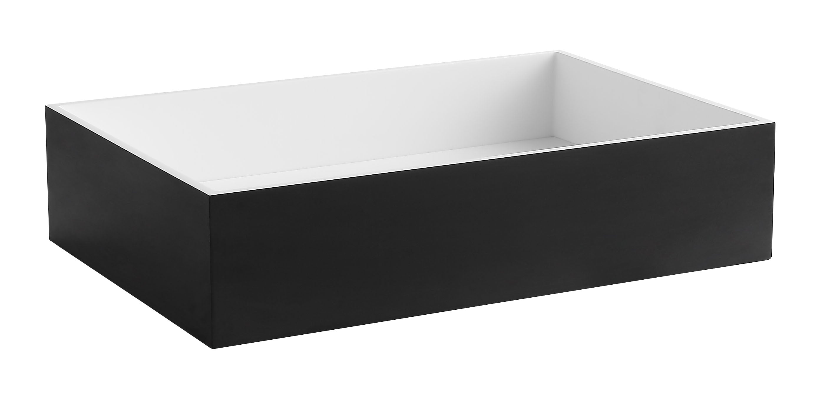 ALFI ABRS2014BM Black Matte 20" x 14" Solid Surface Resin Sink