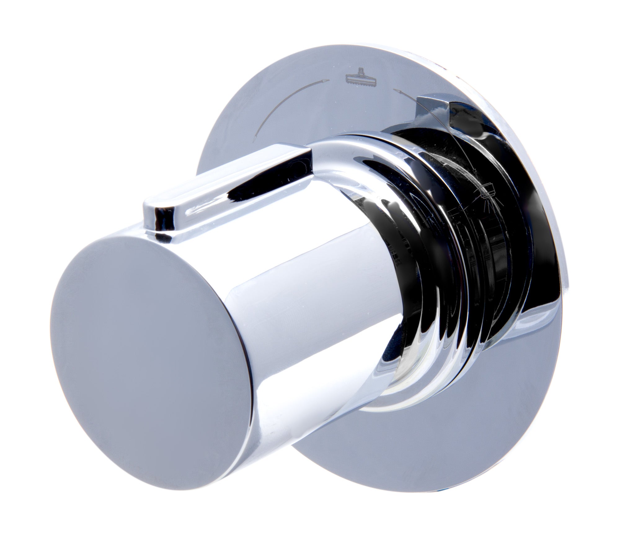 ALFI AB9101-PC Polished Chrome Modern Round 3 Way Shower Diverter
