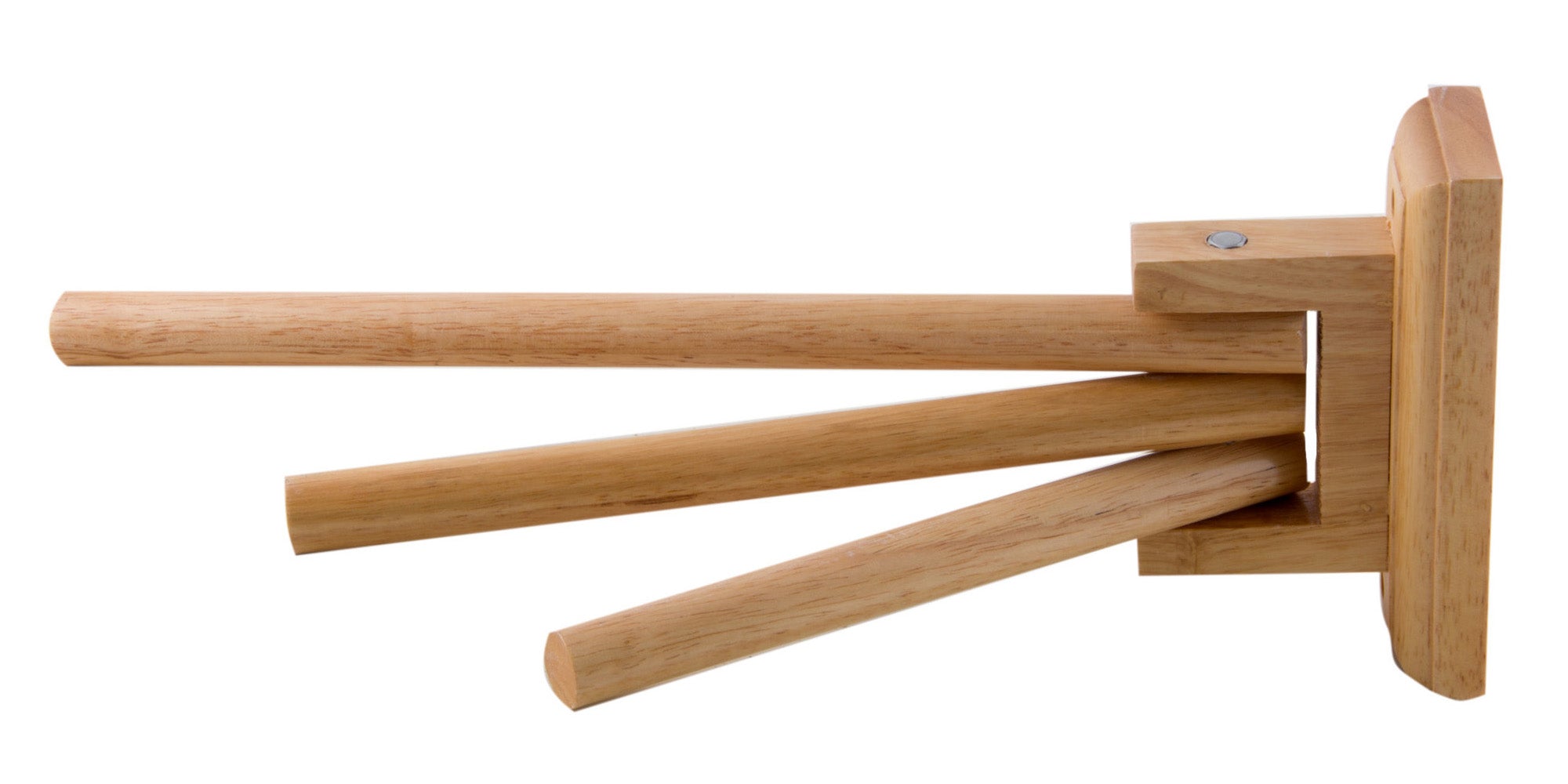 ALFI AB5506 16" Triple Rack Wooden Towel Bar Bathroom Accessory