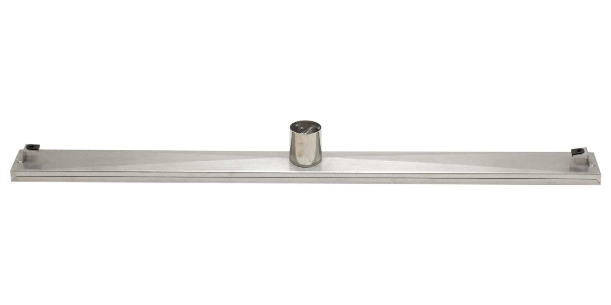 ALFI ABLD36D 36" Modern Stainless Steel Linear Shower Drain with Groove Lines