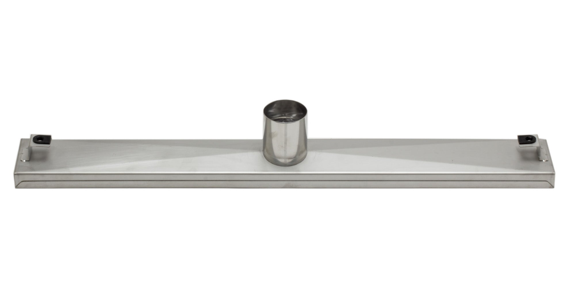 ALFI ABLD24B-BSS 24" Modern Brushed Stainless Steel Linear Shower Drain with Solid Cover
