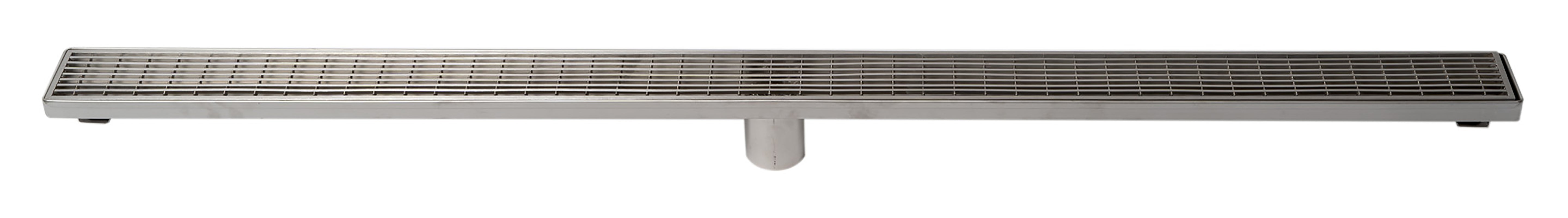 ALFI ABLD47D 47" Stainless Steel Linear Shower Drain with Groove Lines