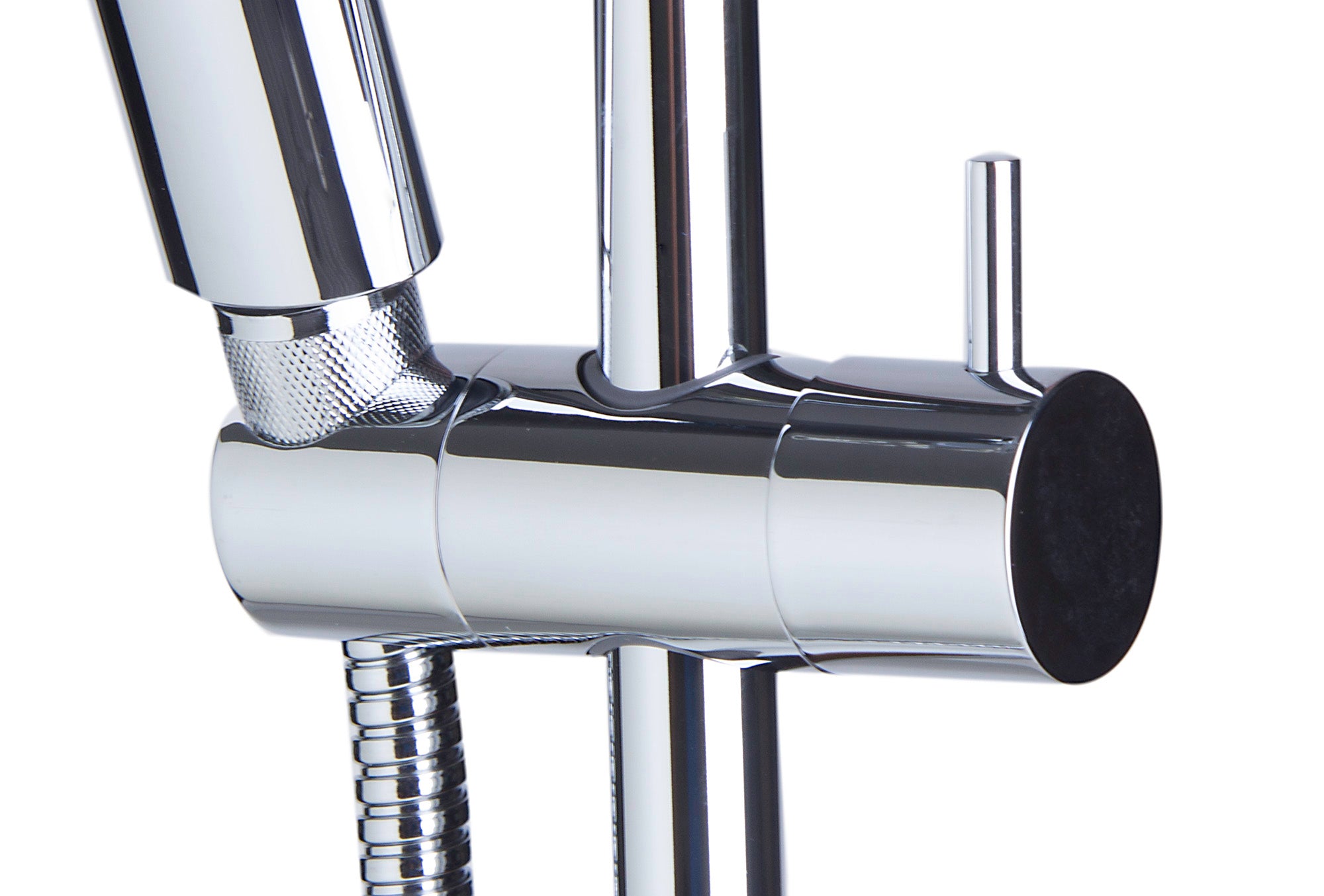 ALFI AB7938-PC Polished Chrome Sliding Rail Hand Held Shower Head Set with Hose