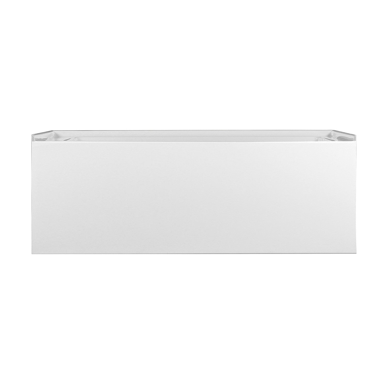 Aqua Eden VTAP603622R 60" Acrylic Rectangular 3-Wall Alcove Tub, Right Hand Drain, Glossy White