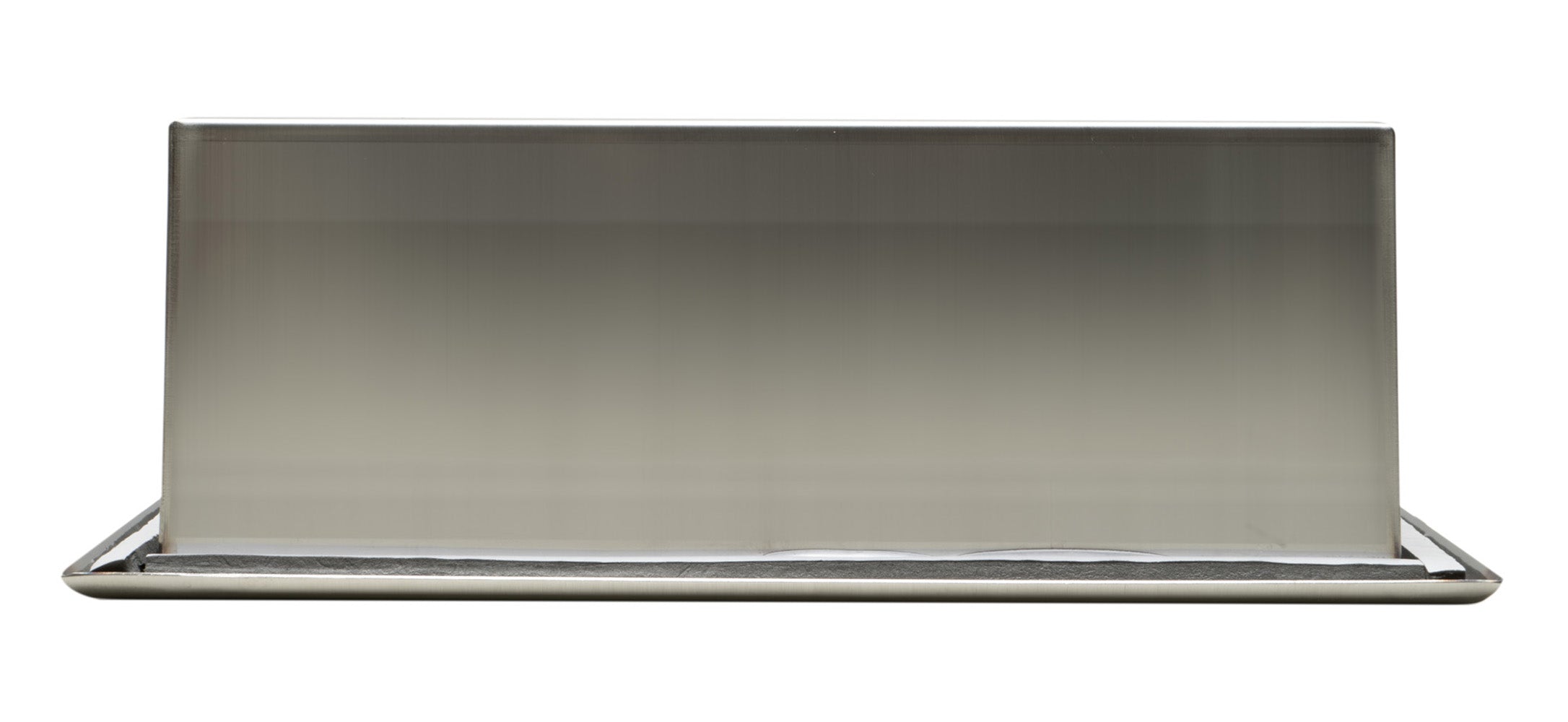 ALFI ABN2412-BSS 24 x 12 Brushed Stainless Steel Horizontal Single Shelf Bath Shower Niche