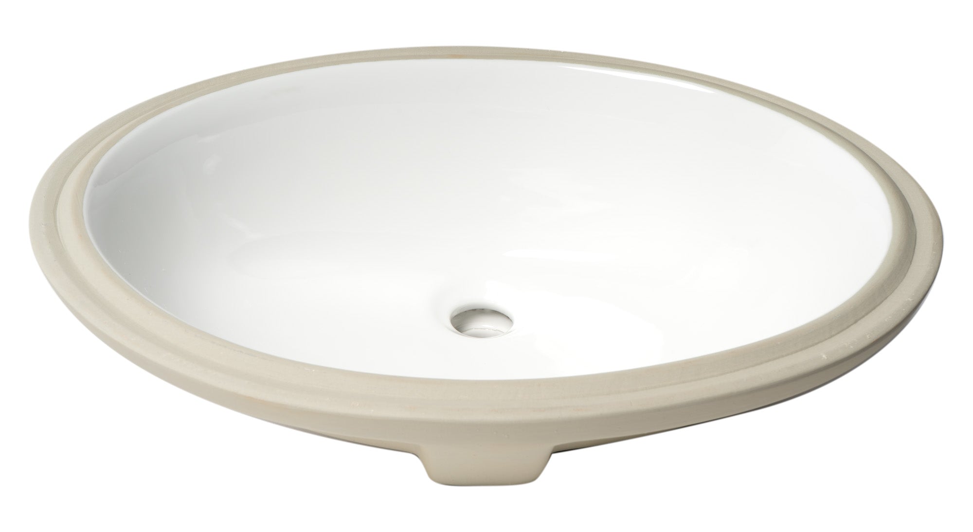 ALFI ABC602 White 23" Oval Undermount Ceramic Sink