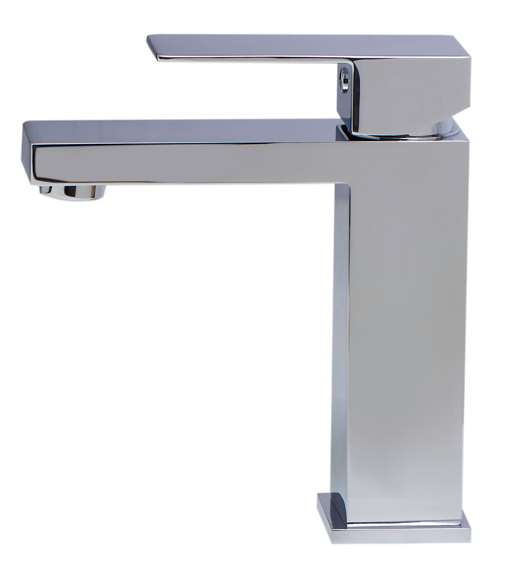 ALFI AB1229-PC Polished Chrome Square Single Lever Bathroom Faucet