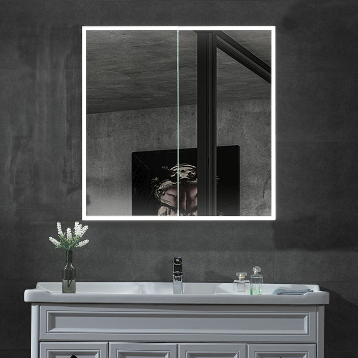ALFI ABMC3630 36" x 30" Double Door LED Light Medicine Cabinet