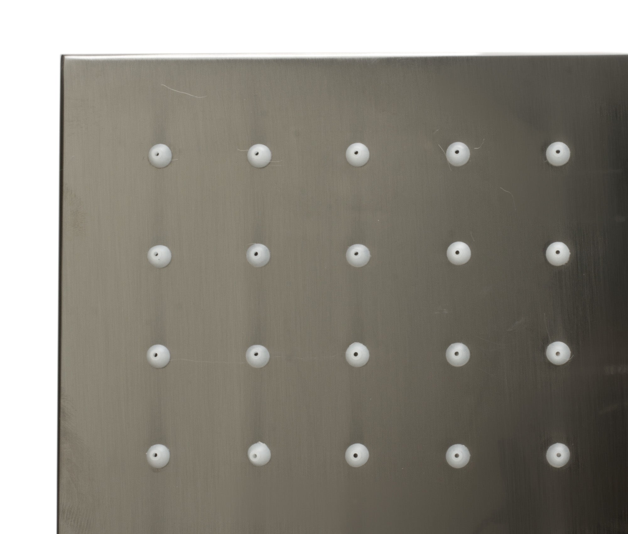 ALFI LED16S-BN Brushed Nickel 16" Square Multi Color LED Rain Shower Head