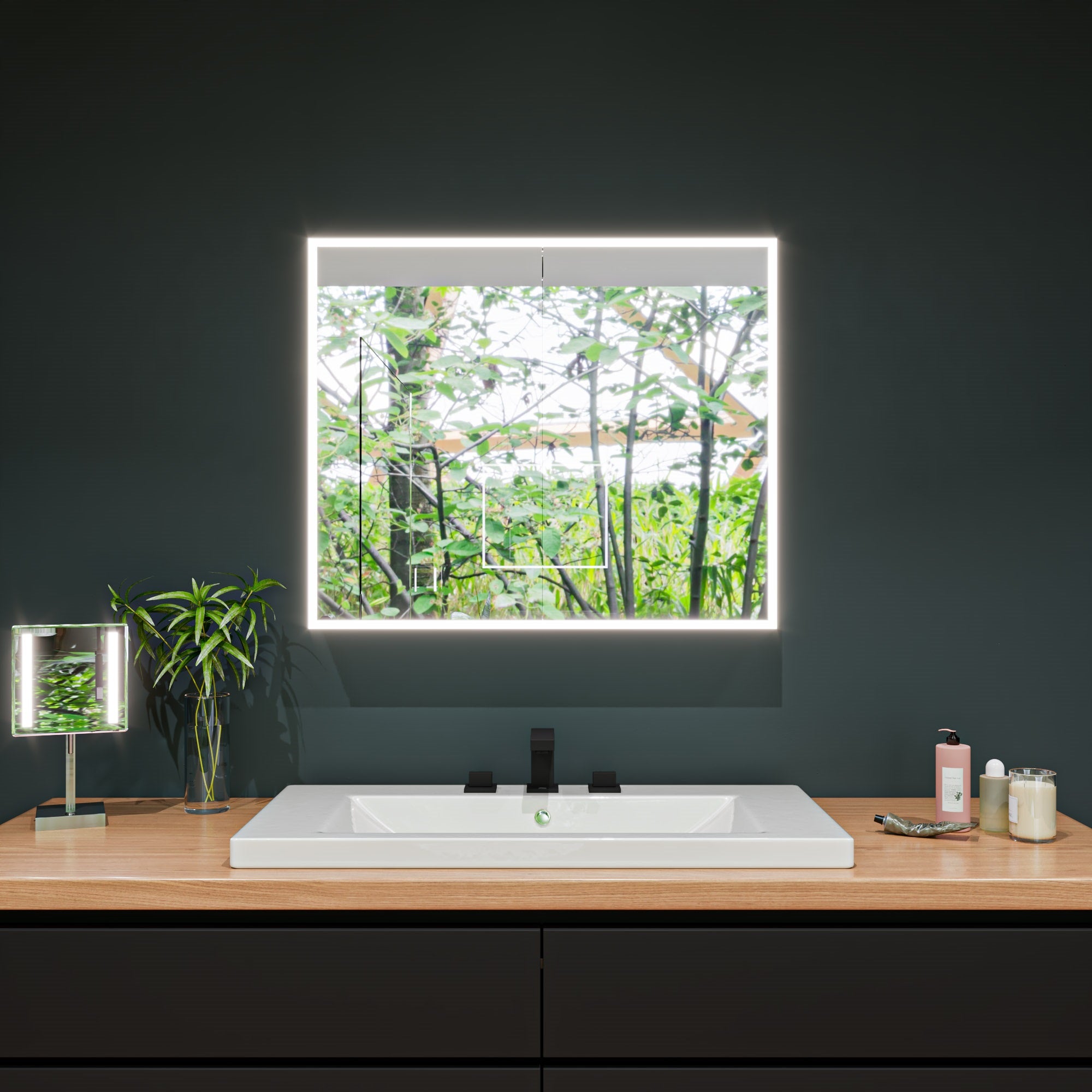 ALFI AB1322-BM Black Matte Widespread Modern Bathroom Faucet