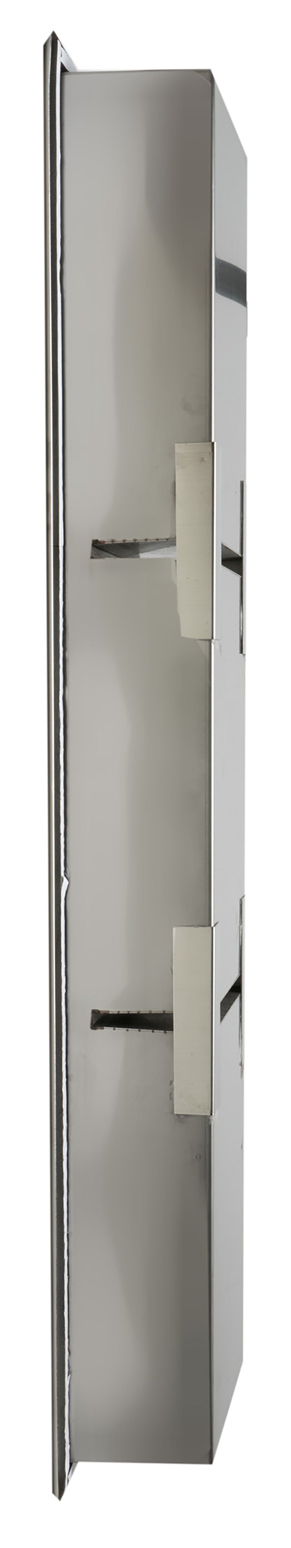 ALFI ABN0836-BSS 8 x 36 Brushed Stainless Steel Vertical Triple Shelf Bath Shower Niche