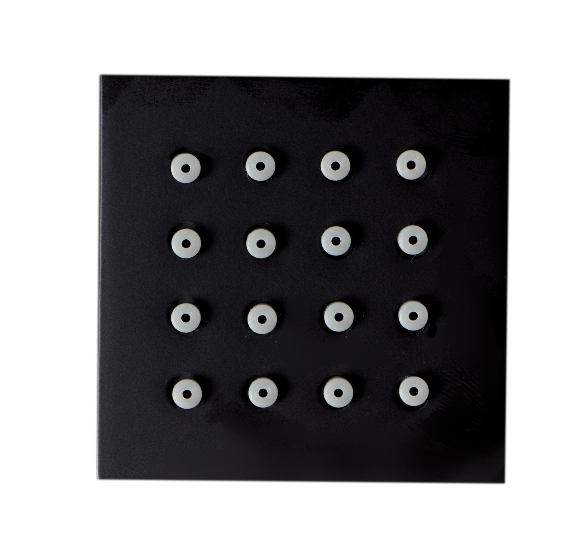 ALFI AB3820-BM Black Matte 2" Square Adjustable Shower Body Spray