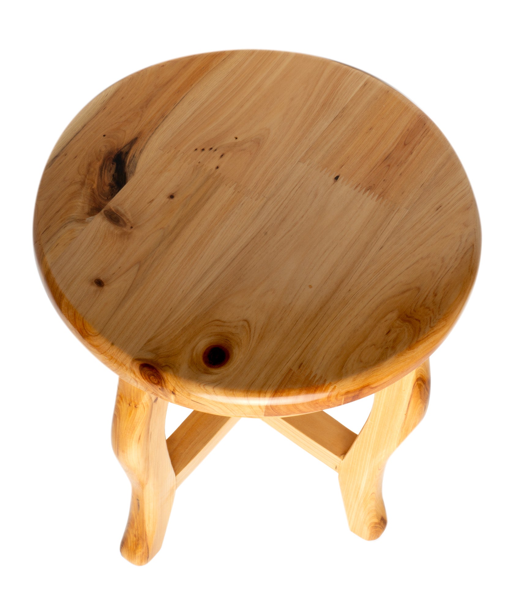 ALFI AB4406 11" Cedar Wood Round  Stool Multi-Purpose Accessory