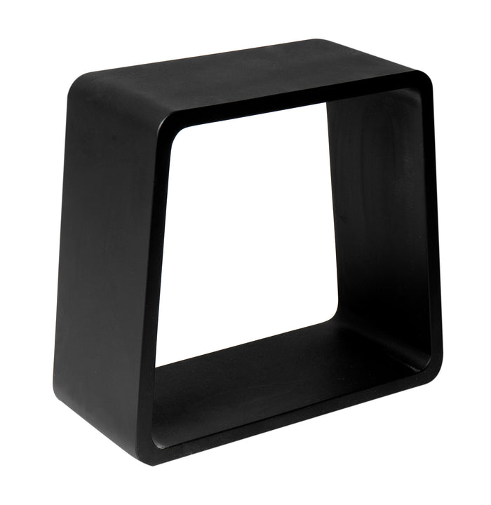 ALFI ABST55BM Black Matte Solid Surface Resin Bathroom / Shower Stool