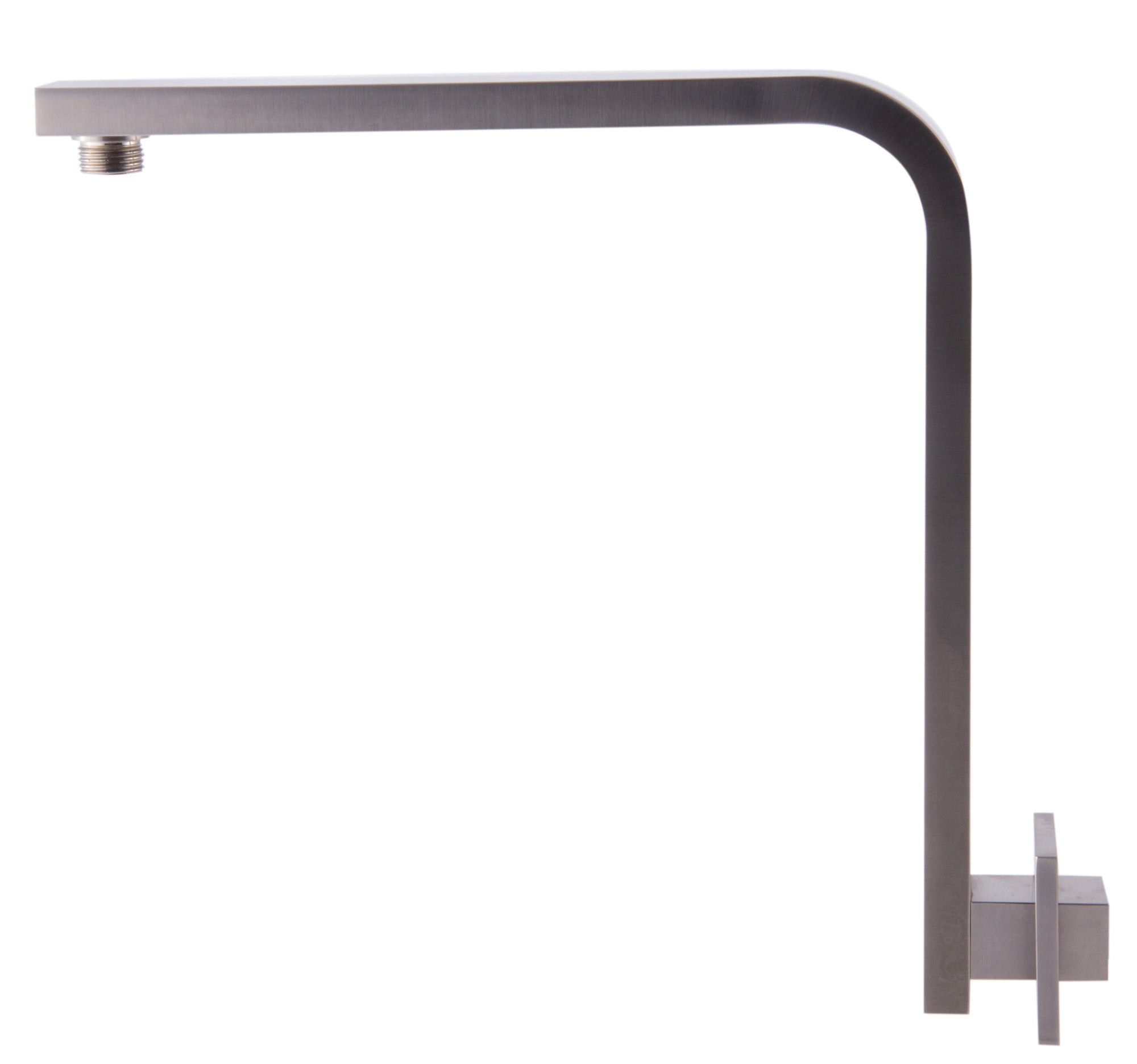 ALFI AB12GSW-BN Brushed Nickel 12" Square Raised Wall Mounted Shower Arm